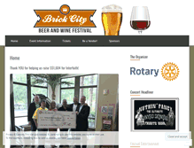 Tablet Screenshot of brickcitybeerfest.com